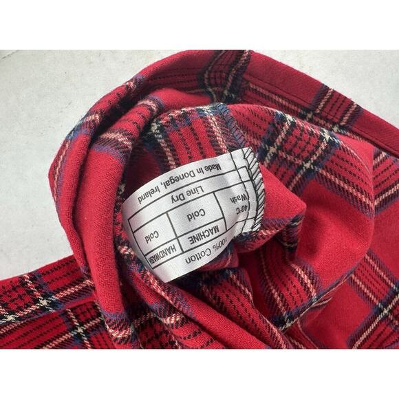 Magee Ireland Flannel Sleep Shirt Mens Sz XXL Irish Tartan Plaid Holiday Festive - Picture 6 of 7